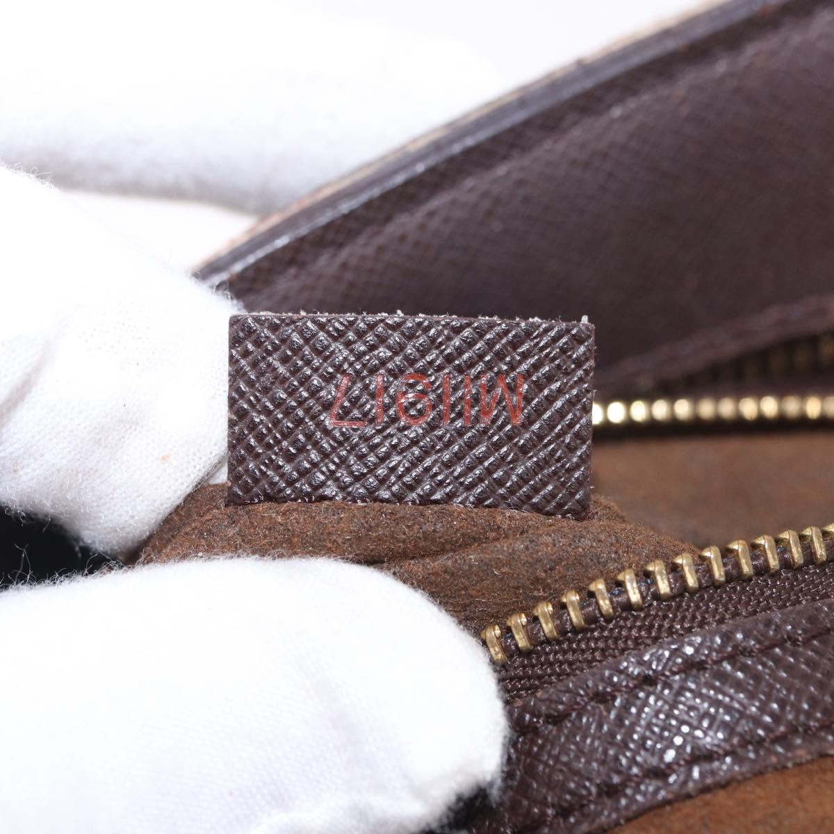 LOUIS VUITTON Damier Ebene Venice PM Hand Bag N51145 LV Auth 191525