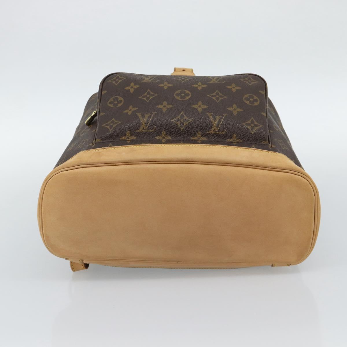 LOUIS VUITTON Monogram Montsouris GM Backpack M51135 LV Auth 191527A