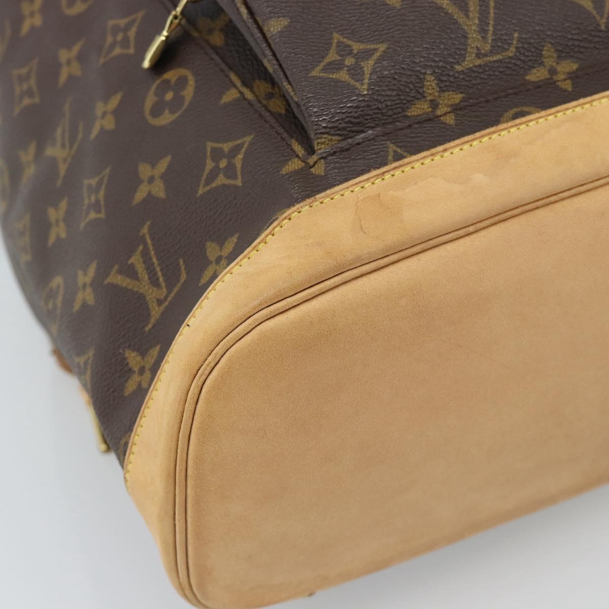 LOUIS VUITTON Monogram Montsouris GM Backpack M51135 LV Auth 191527A