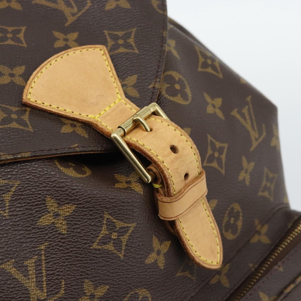 LOUIS VUITTON Monogram Montsouris GM Backpack M51135 LV Auth 191527A