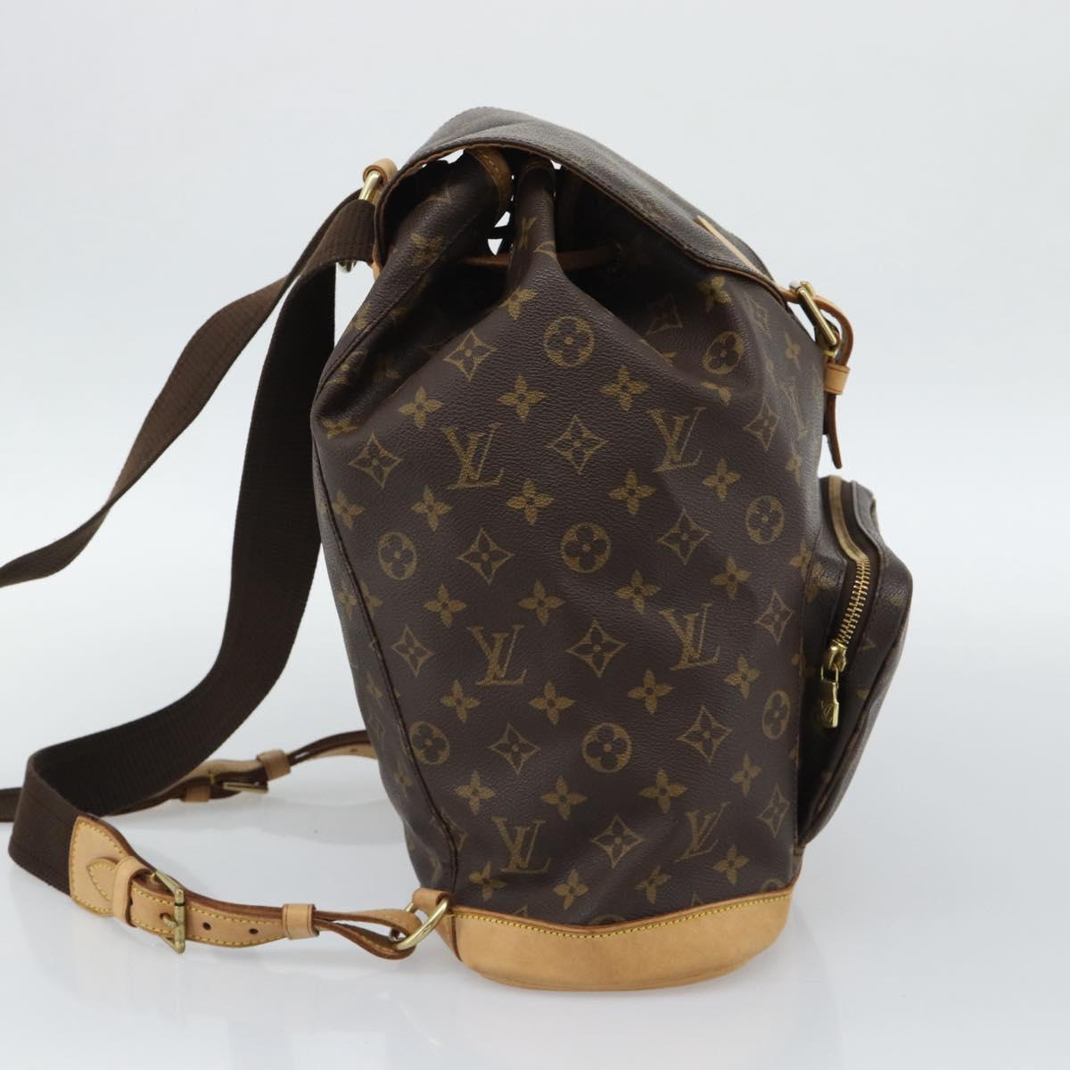 LOUIS VUITTON Monogram Montsouris GM Backpack M51135 LV Auth 191527A