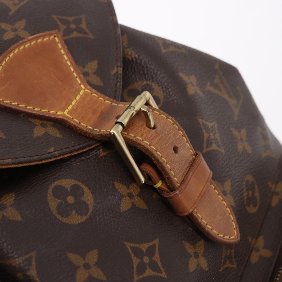 LOUIS VUITTON Monogram Montsouris GM Backpack M51135 LV Auth 191528