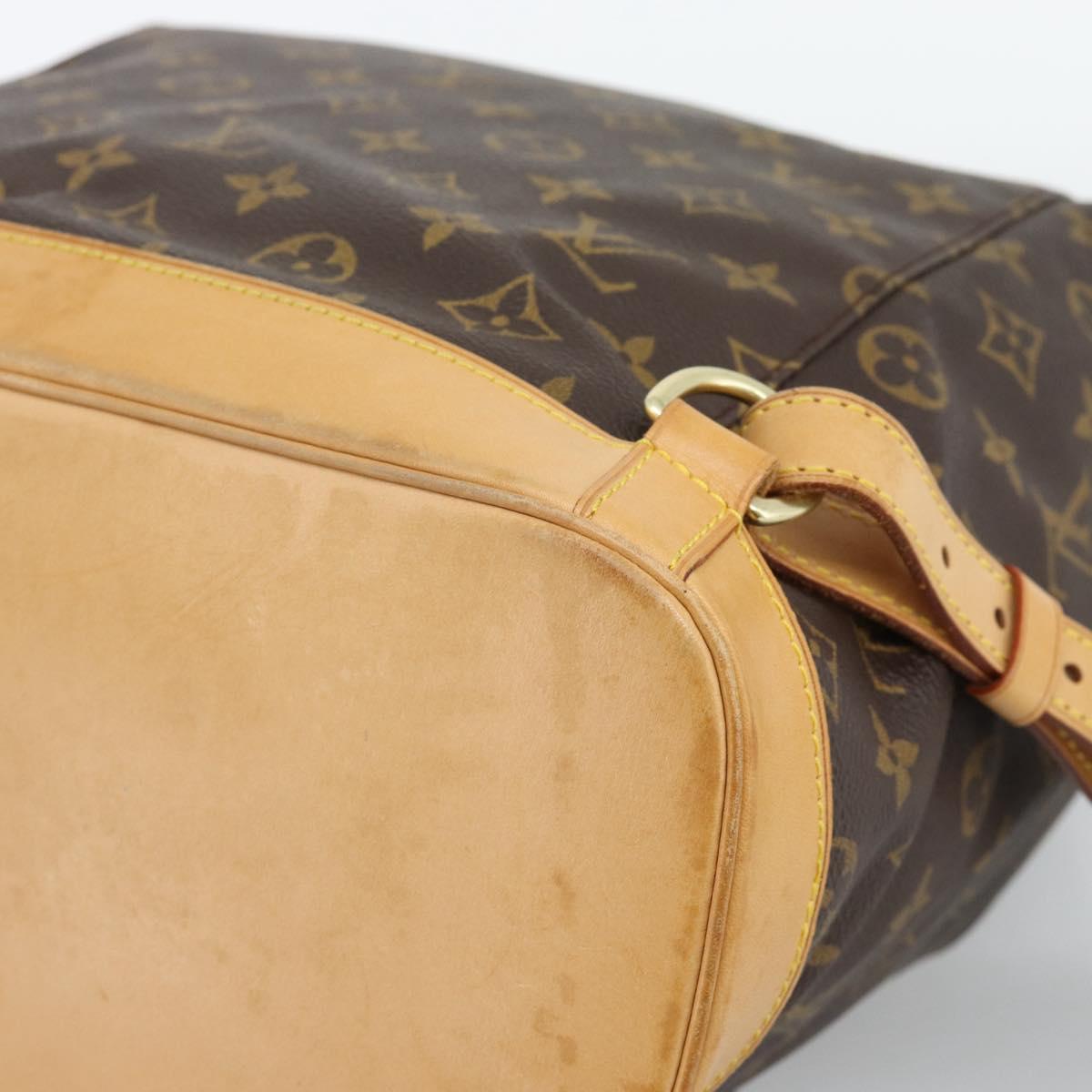 LOUIS VUITTON Monogram Montsouris GM Backpack M51135 LV Auth 191532