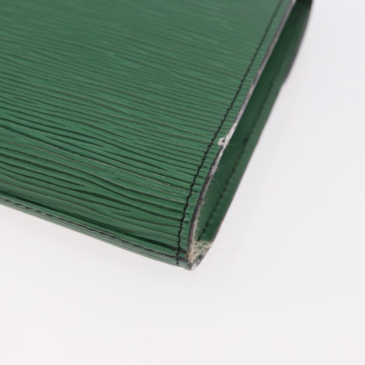 LOUIS VUITTON Epi Art Deco Clutch Bag Green M52634 LV Auth 191535