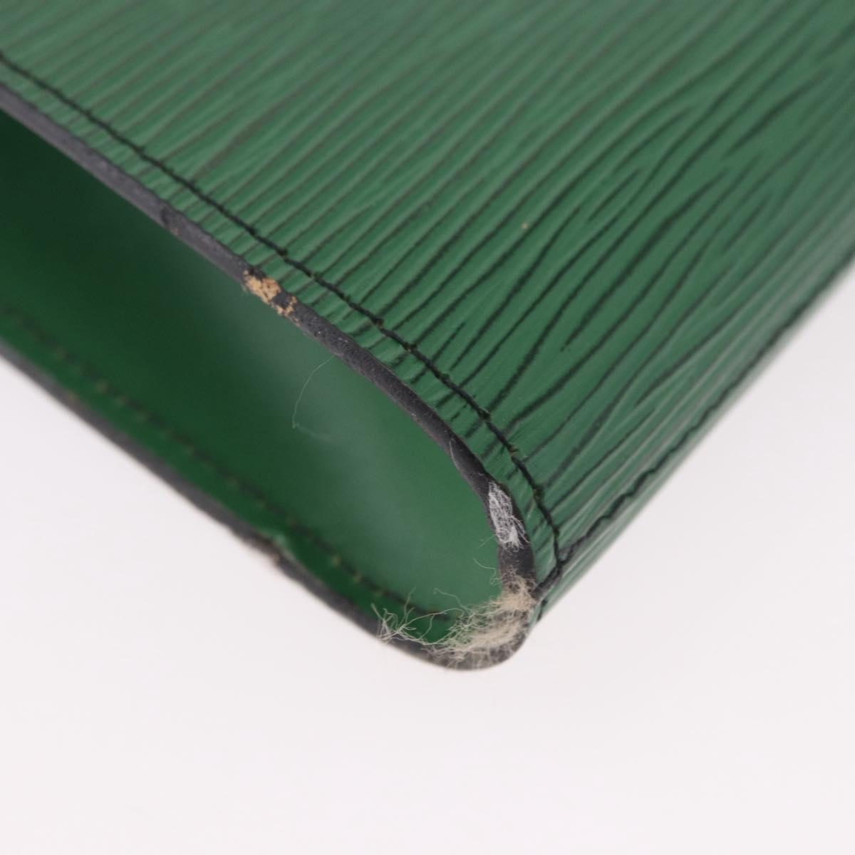 LOUIS VUITTON Epi Art Deco Clutch Bag Green M52634 LV Auth 191535