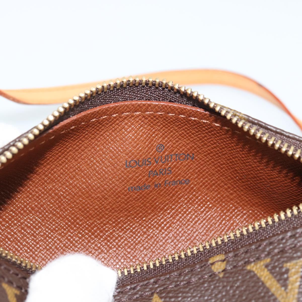 LOUIS VUITTON Monogram Papillon Pouch LV Auth 191536