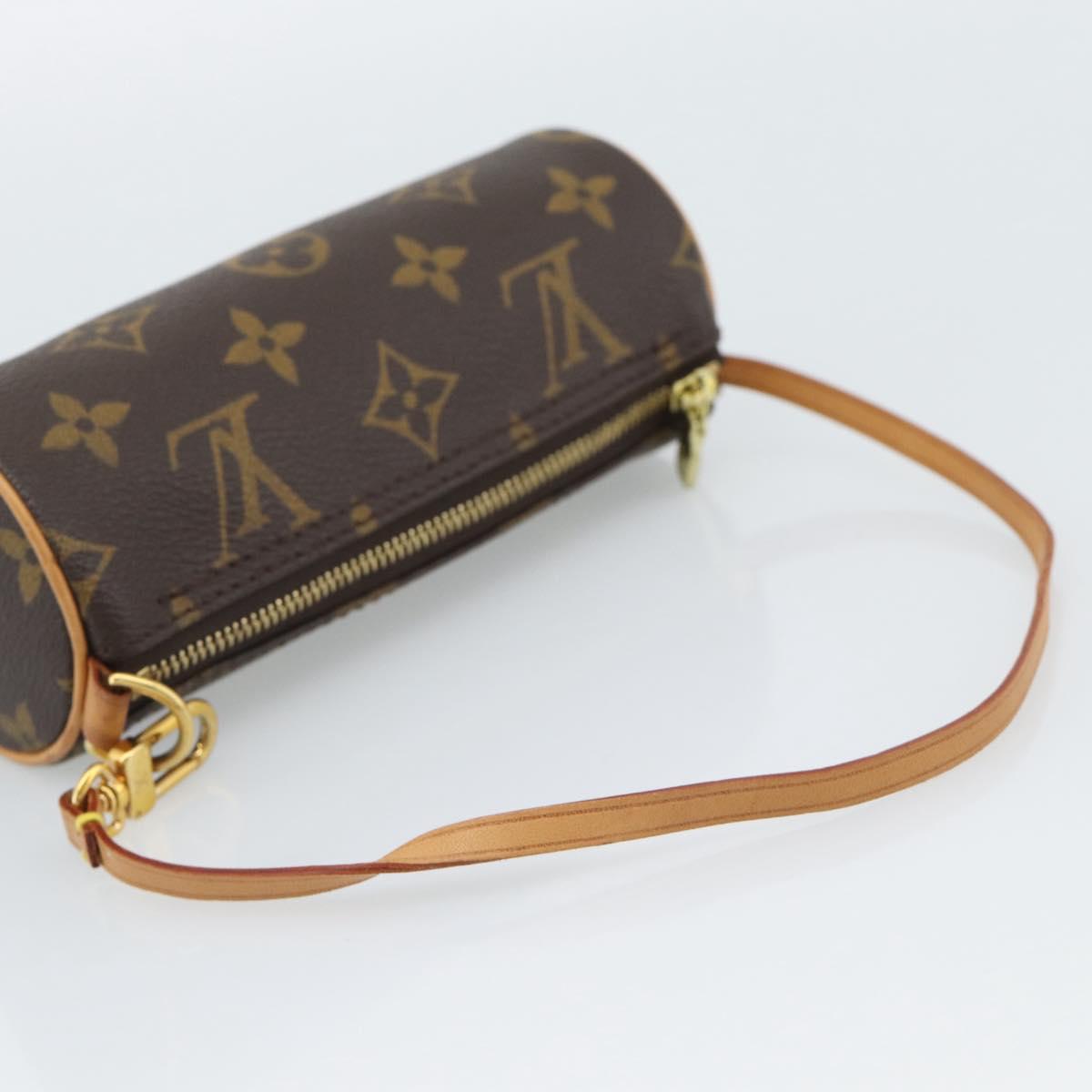 LOUIS VUITTON Monogram Papillon Pouch LV Auth 191536