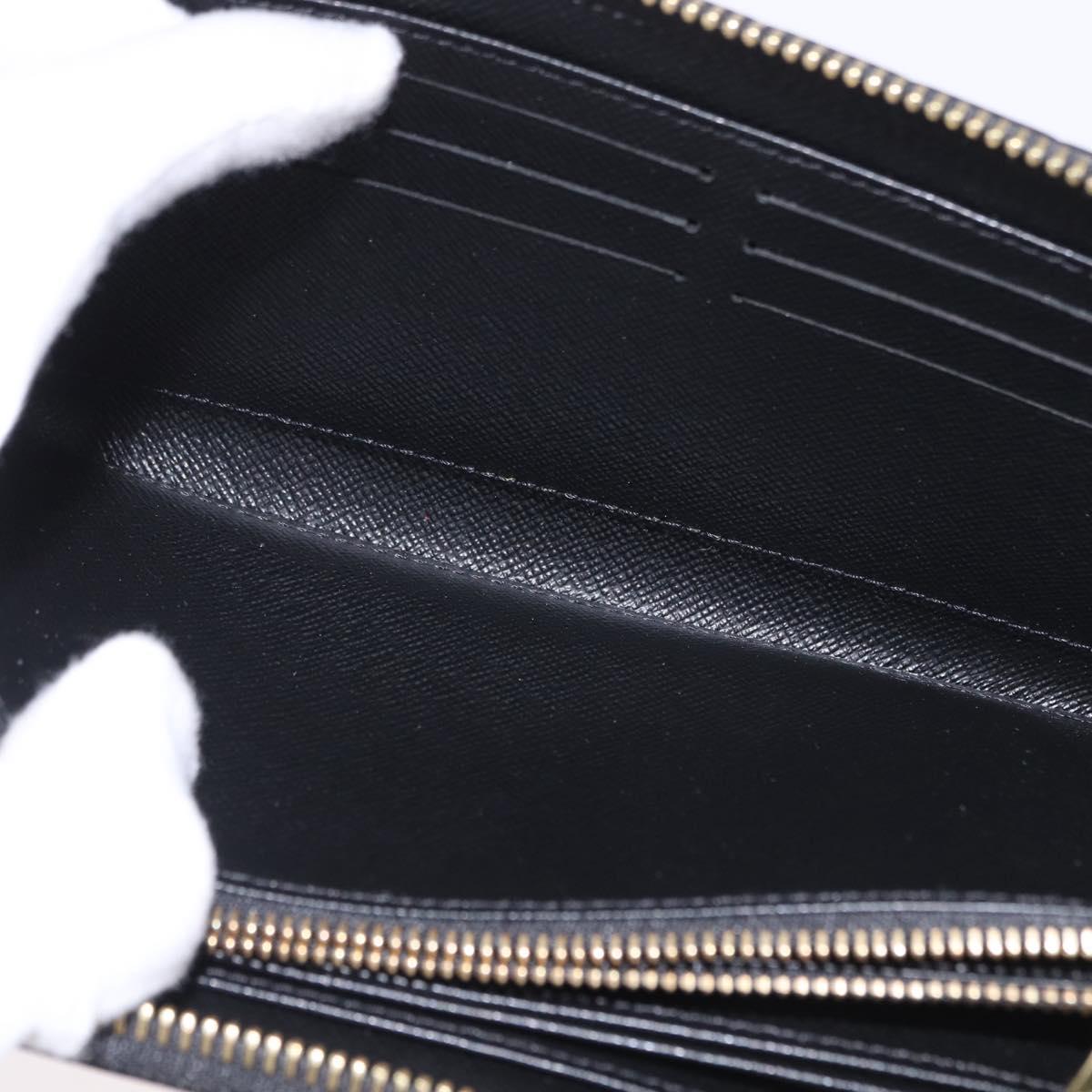 LOUIS VUITTON Epilase Zippy Wallet Long Wallet Blue Black M62268 LV Auth 191544M