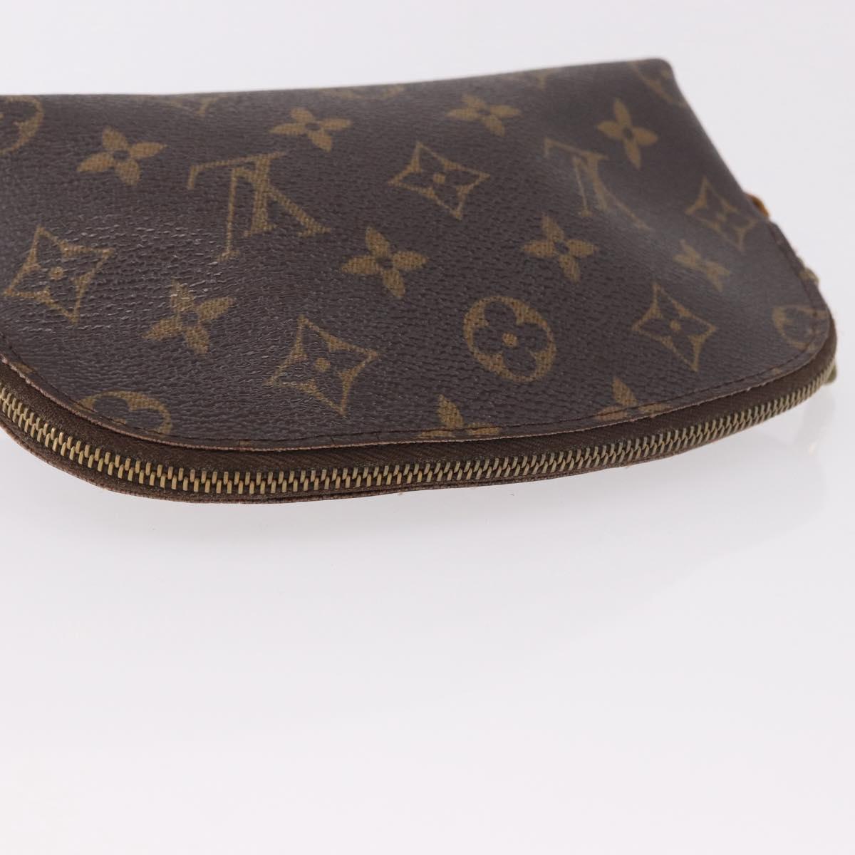 LOUIS VUITTON Monogram Pochette Cosmetic PM Cosmetic Pouch M47515 LV Auth 191559
