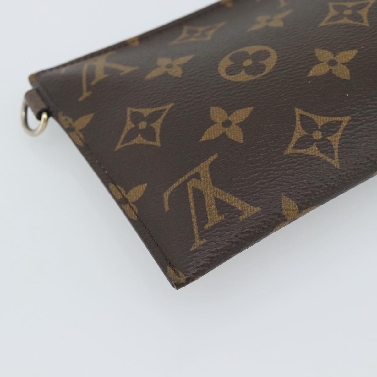 LOUIS VUITTON Monogram Ribbon Pouch M63045 LV Auth 191562