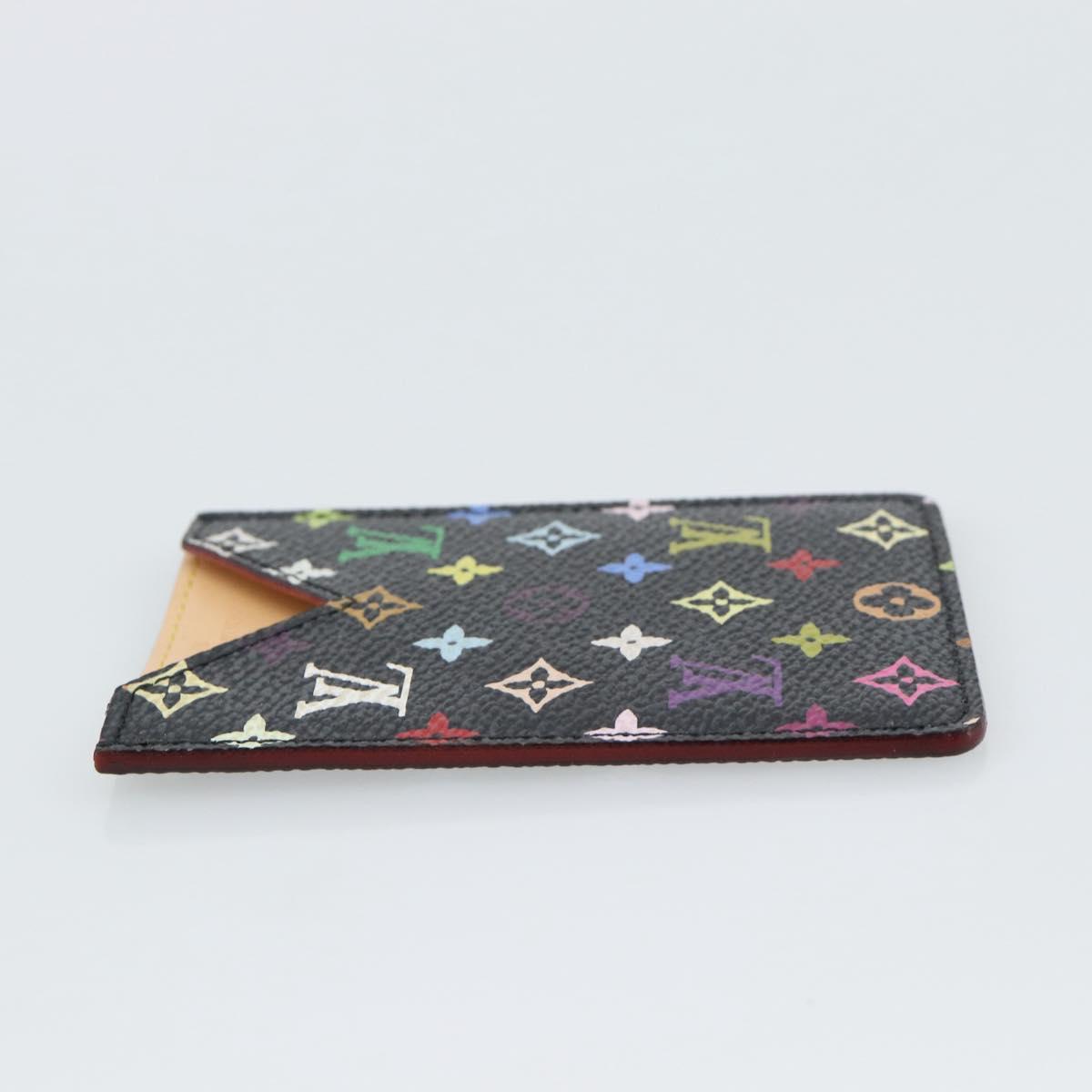 LOUIS VUITTON Monogram Multicolor Etui Miroir Mirror Black M92651 Auth 191563V