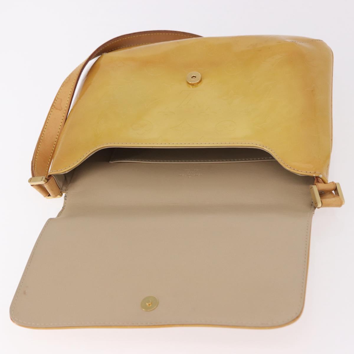 LOUIS VUITTON Monogram Vernis Thompson Street Beige M91301 LV Auth 191566
