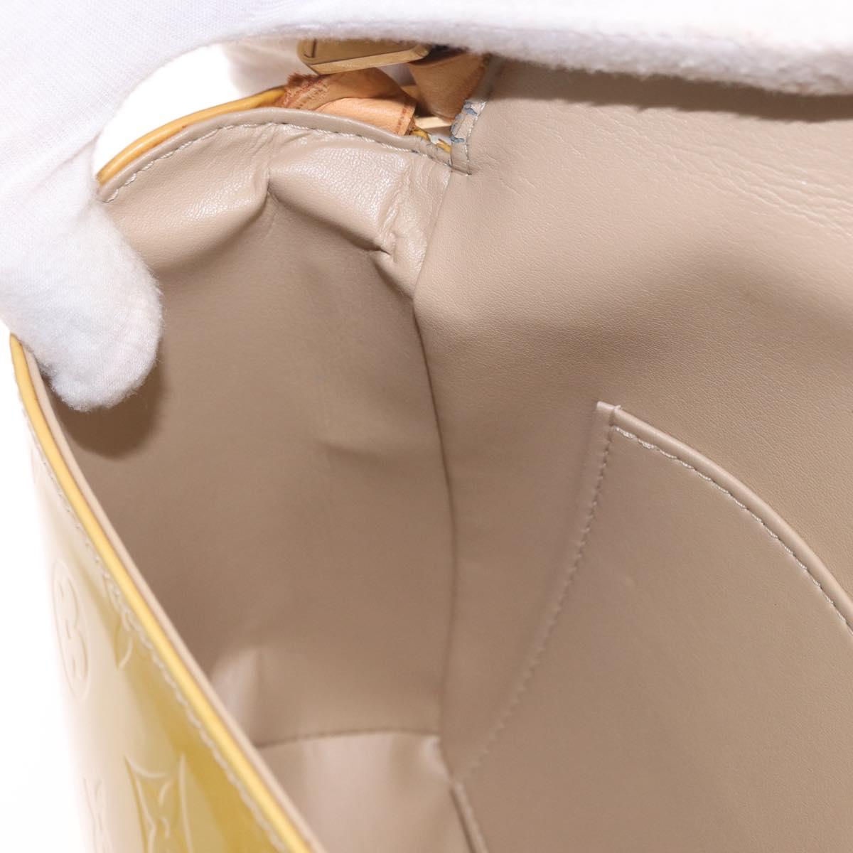 LOUIS VUITTON Monogram Vernis Thompson Street Beige M91301 LV Auth 191566