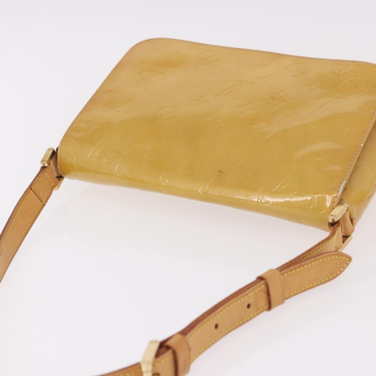 LOUIS VUITTON Monogram Vernis Thompson Street Beige M91301 LV Auth 191566