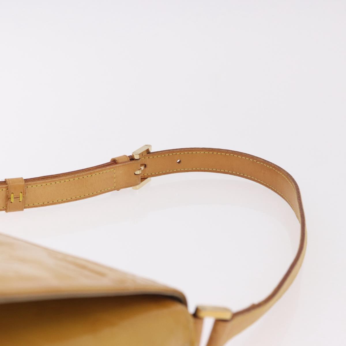 LOUIS VUITTON Monogram Vernis Thompson Street Beige M91301 LV Auth 191566