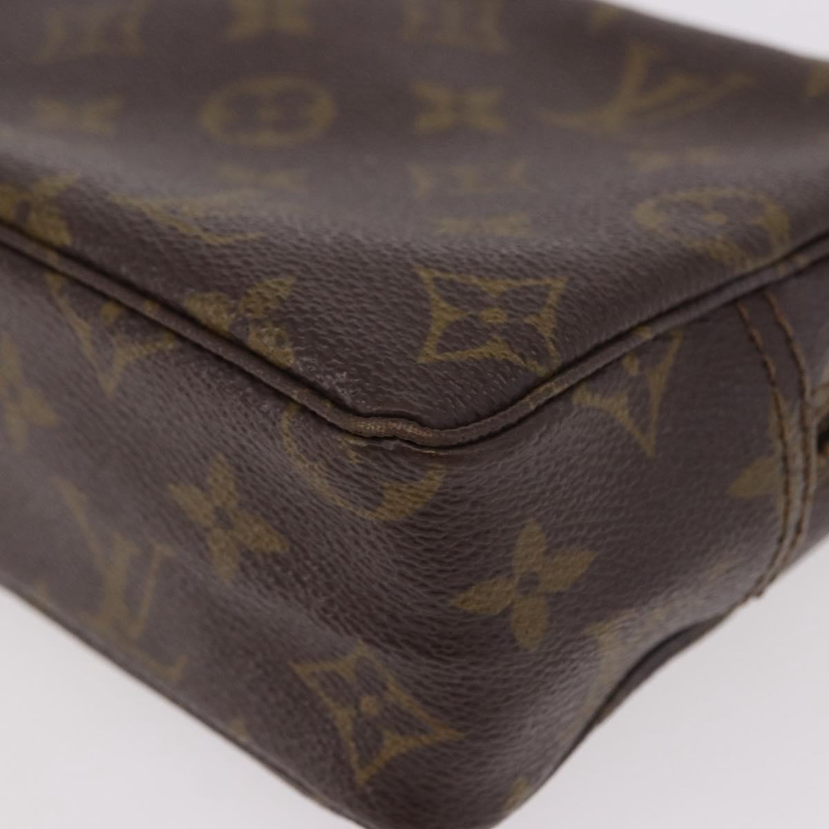 LOUIS VUITTON Monogram Trousse Toilette 18 Pouch M47526 LV Auth 191567