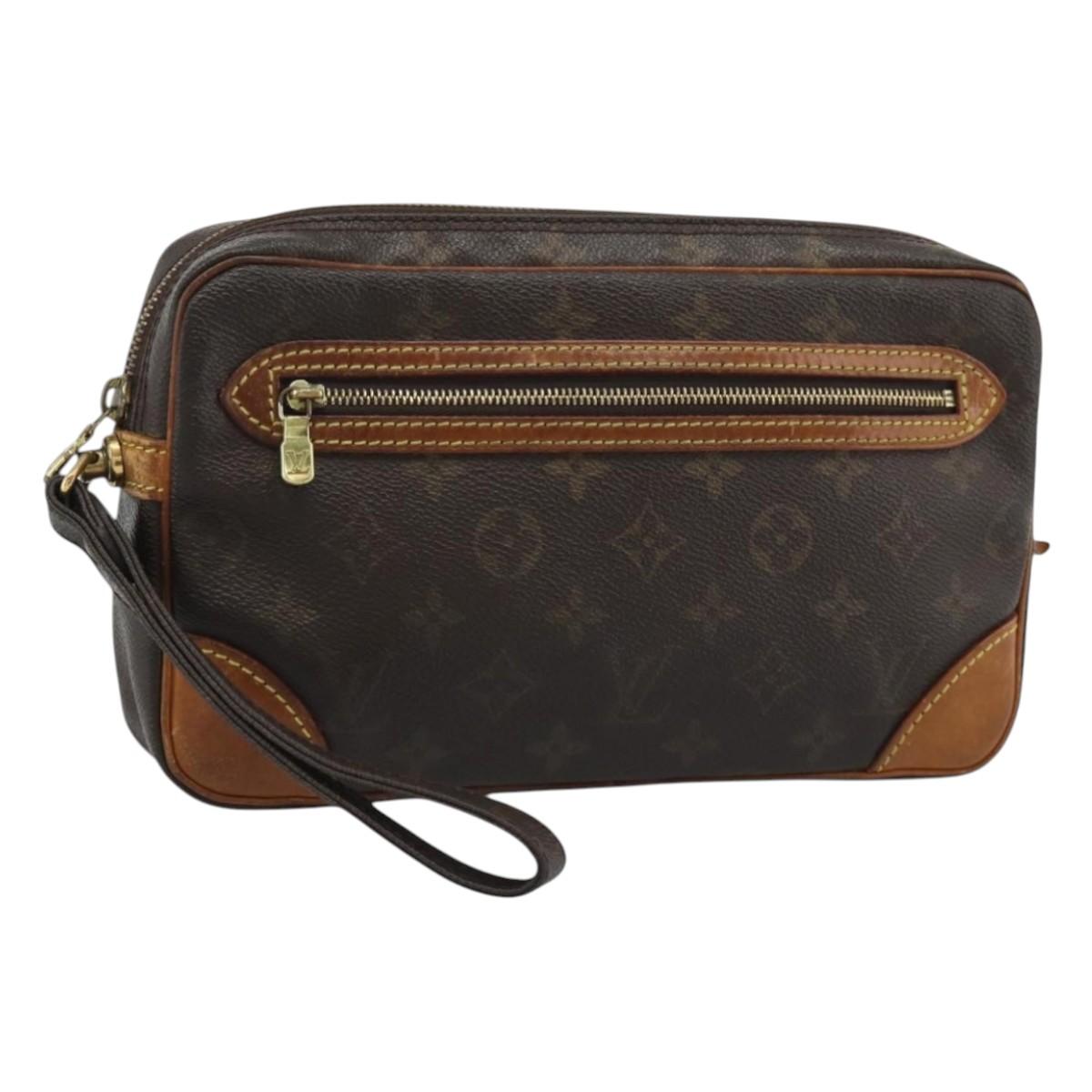 LOUIS VUITTON Monogram Marly Dragonne GM Clutch Bag M51825 LV Auth 191571