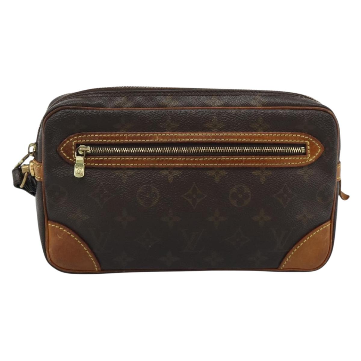 LOUIS VUITTON Monogram Marly Dragonne GM Clutch Bag M51825 LV Auth 191571
