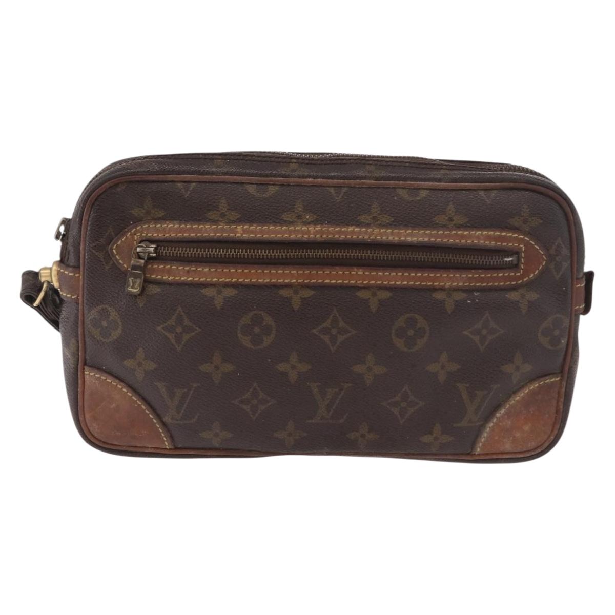 LOUIS VUITTON Monogram Marly Dragonne GM Clutch Bag M51825 LV Auth 191573