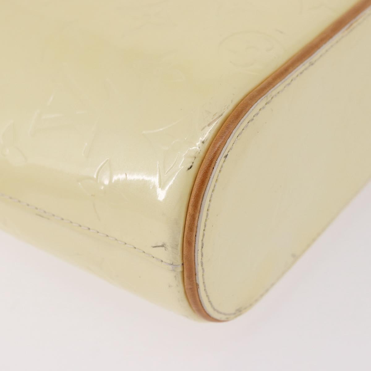 LOUIS VUITTON Monogram Vernis Stillwood Vertical Perle M91366 LV Auth 191575