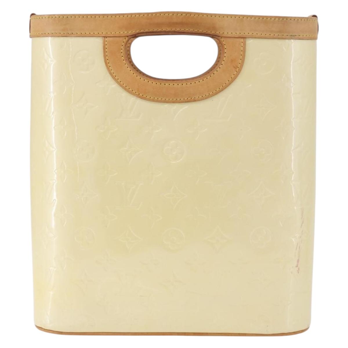 LOUIS VUITTON Monogram Vernis Stillwood Vertical Perle M91366 LV Auth 191575
