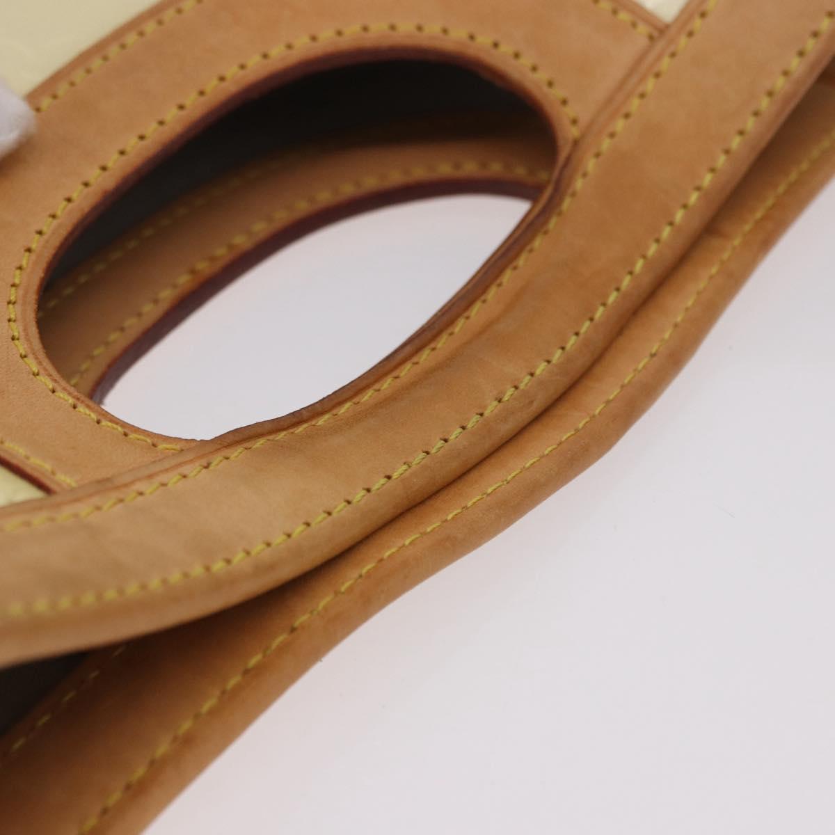 LOUIS VUITTON Monogram Vernis Stillwood Vertical Perle M91366 LV Auth 191575
