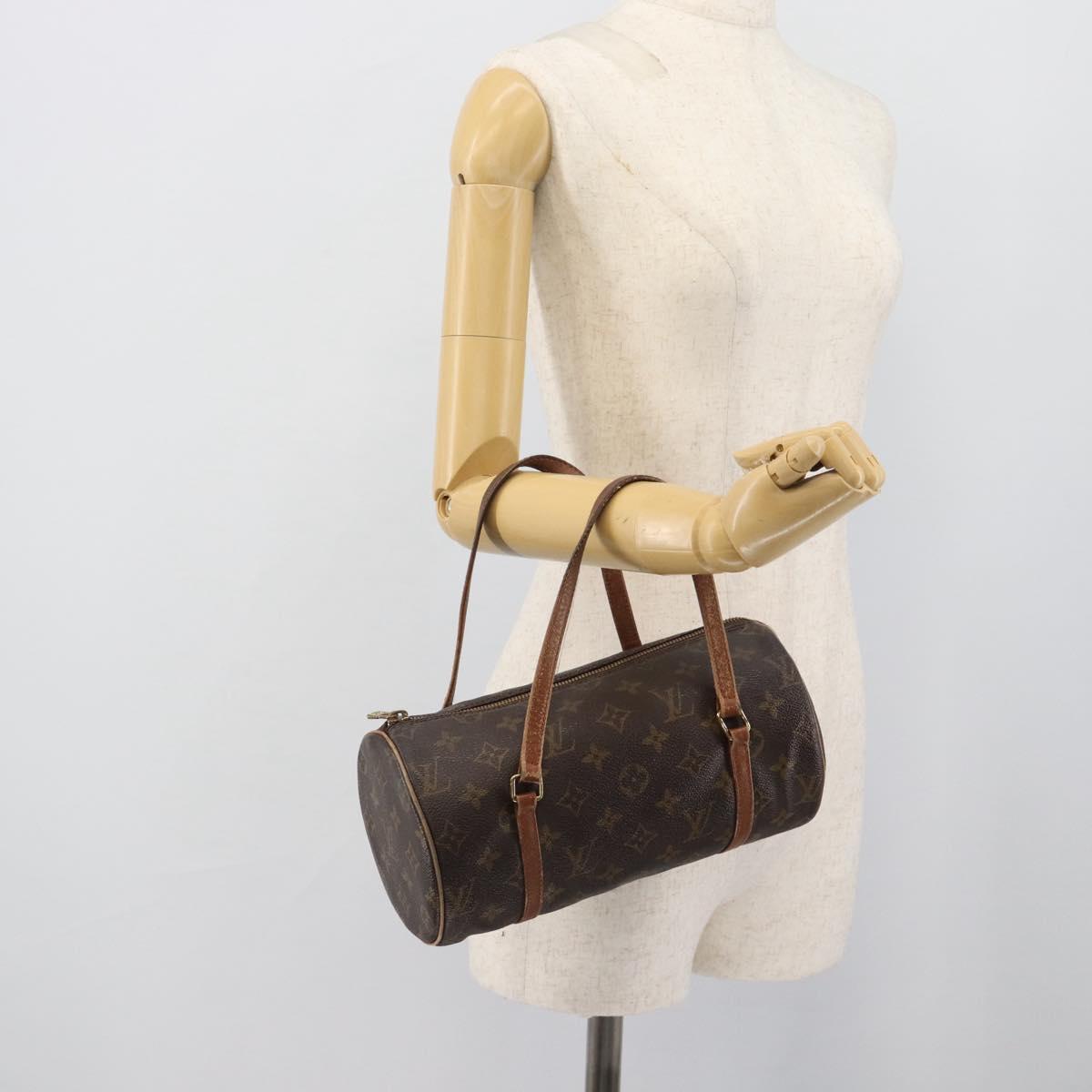 LOUIS VUITTON Monogram Papillon 26 Hand Bag M51366 LV Auth 191583