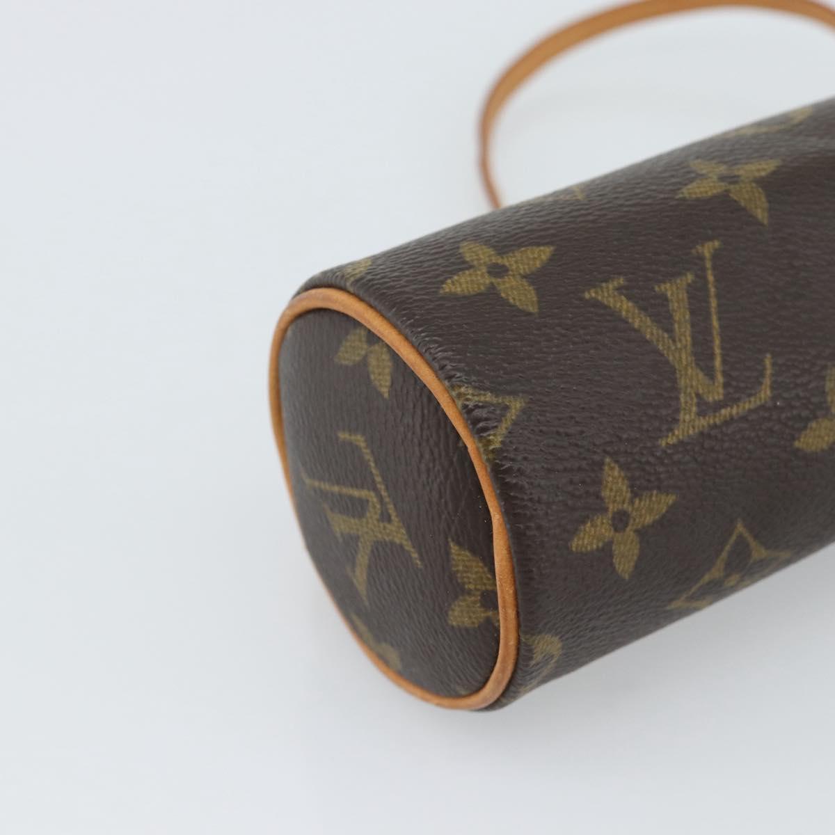 LOUIS VUITTON Monogram Papillon Pouch LV Auth 191585