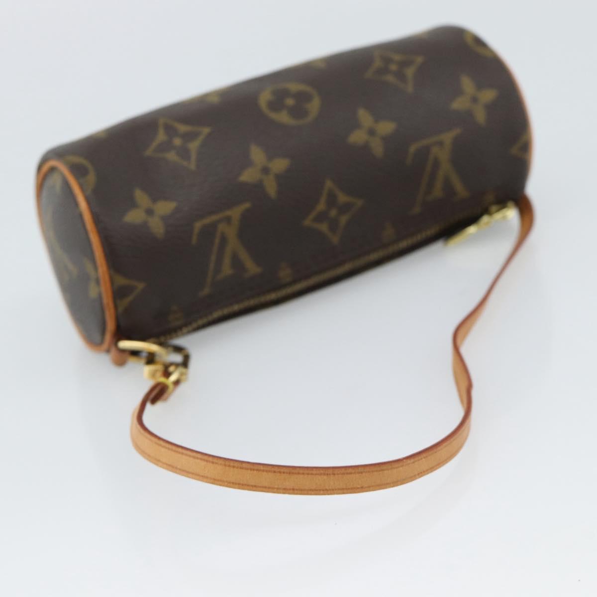 LOUIS VUITTON Monogram Papillon Pouch LV Auth 191585