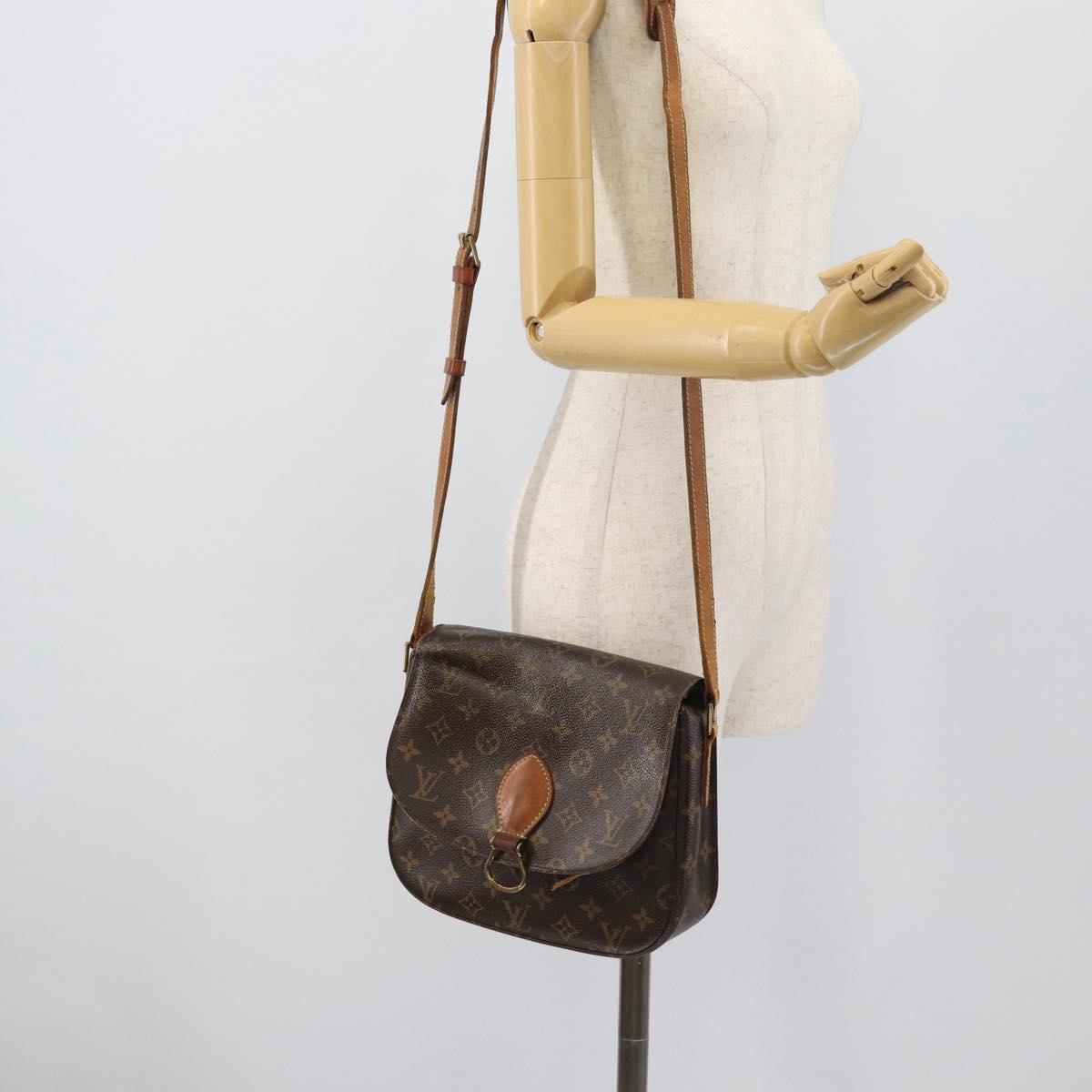 LOUIS VUITTON Monogram Saint Cloud GM Shoulder Bag M51242 LV Auth 191586