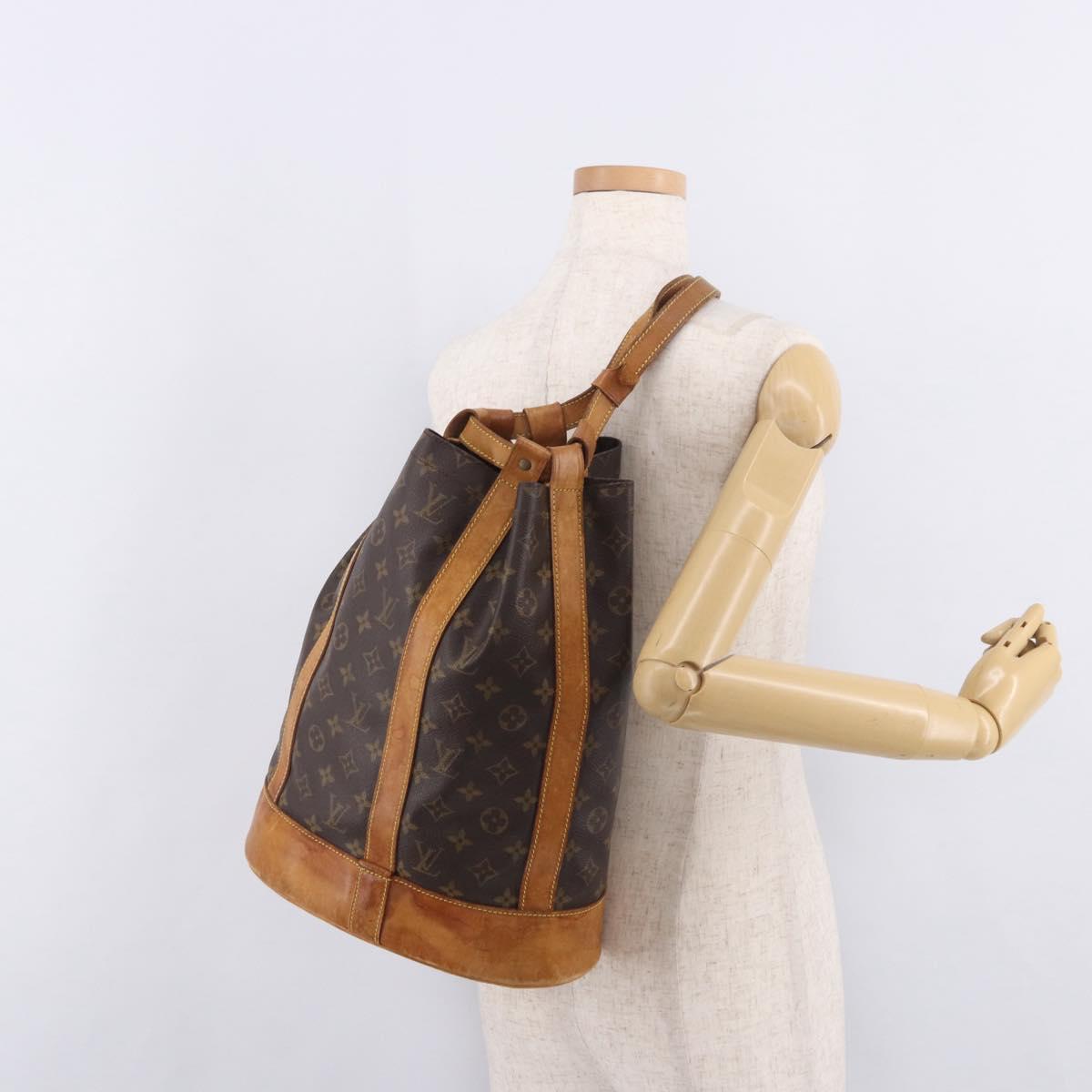 LOUIS VUITTON Monogram Randonnee PM Shoulder Bag M42243 LV Auth 191588