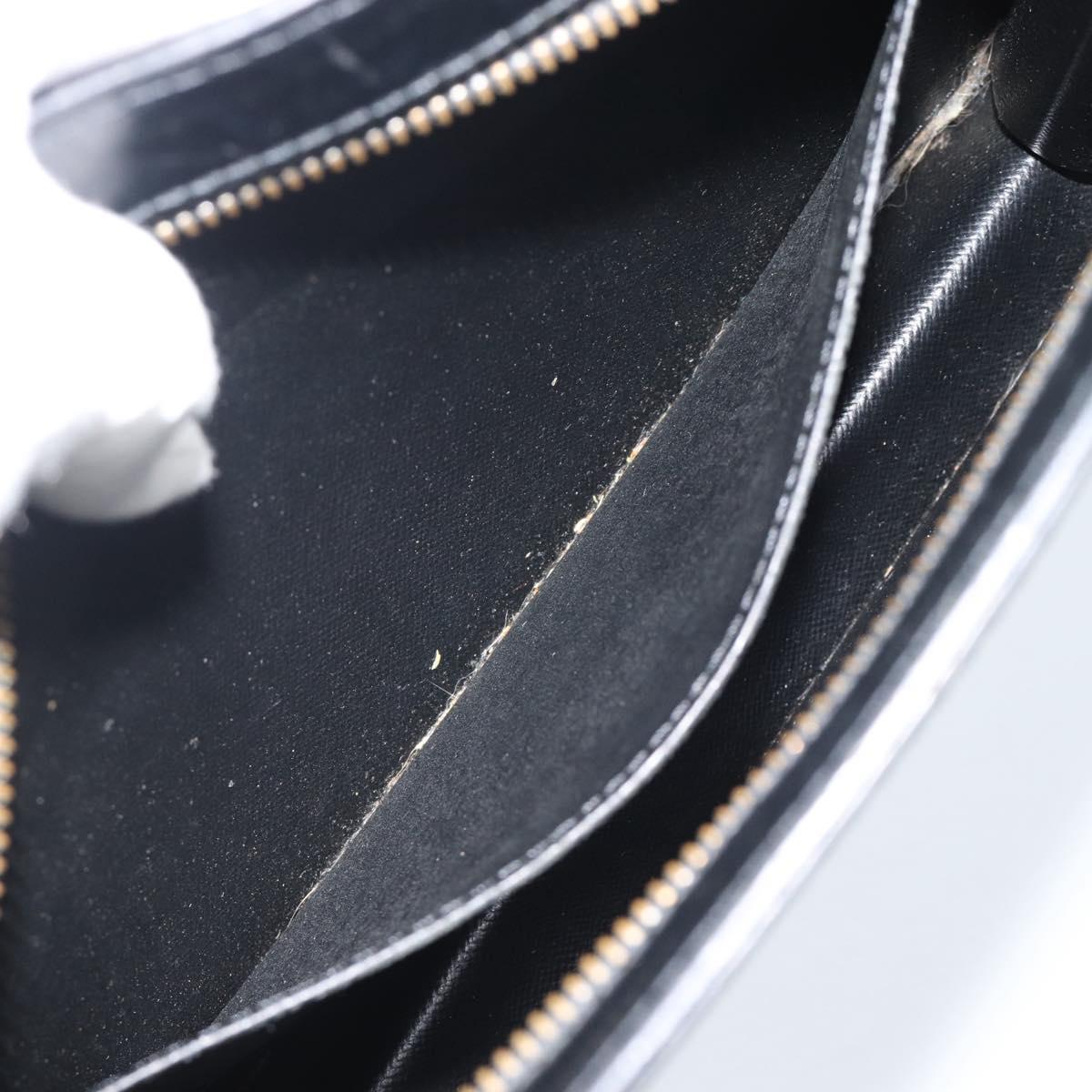 LOUIS VUITTON Epi Pochette Homme Clutch Bag Black M52522 LV Auth 191593