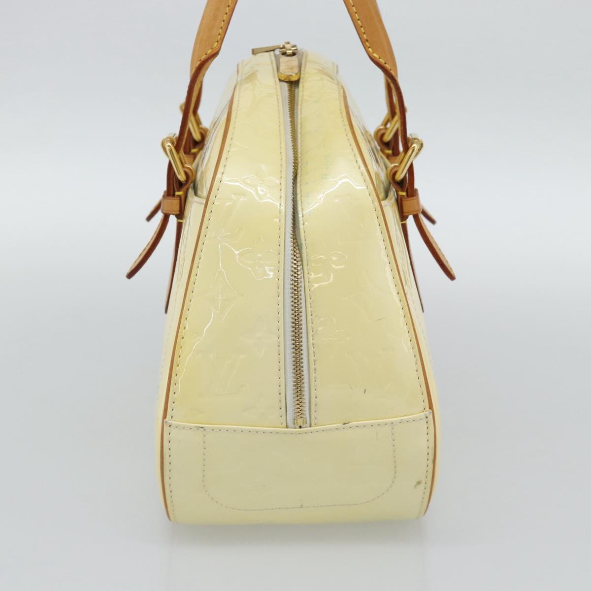 LOUIS VUITTON Monogram Vernis Summit Drive Hand Bag Perle M93514 LV Auth 191594A