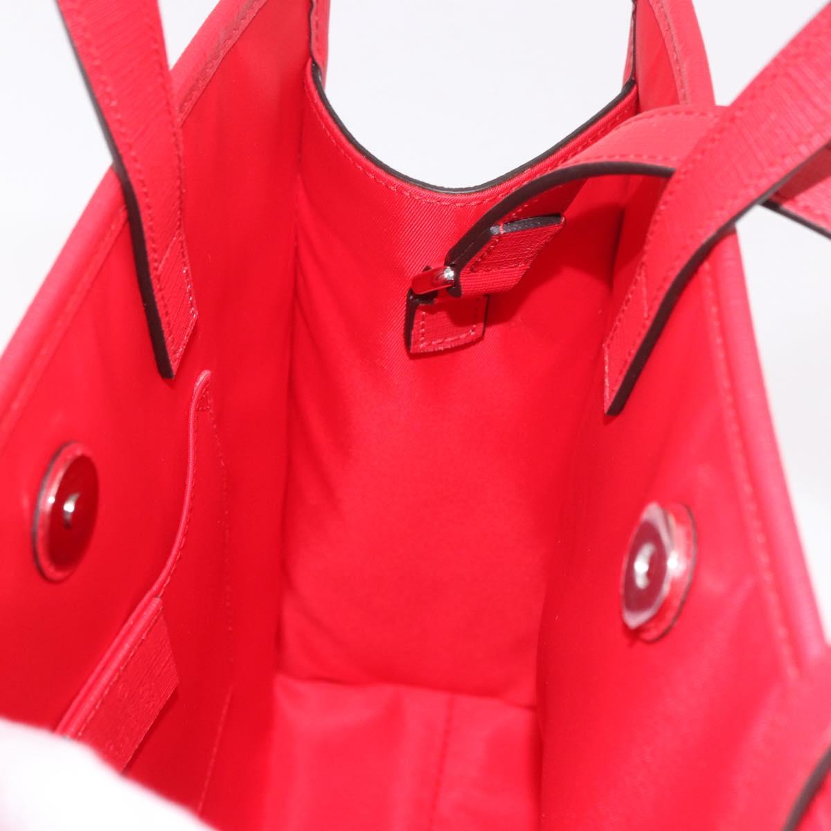 GUCCI Yuko Higuchi Hand Bag PVC 2way Red 630542 Auth 191602SM
