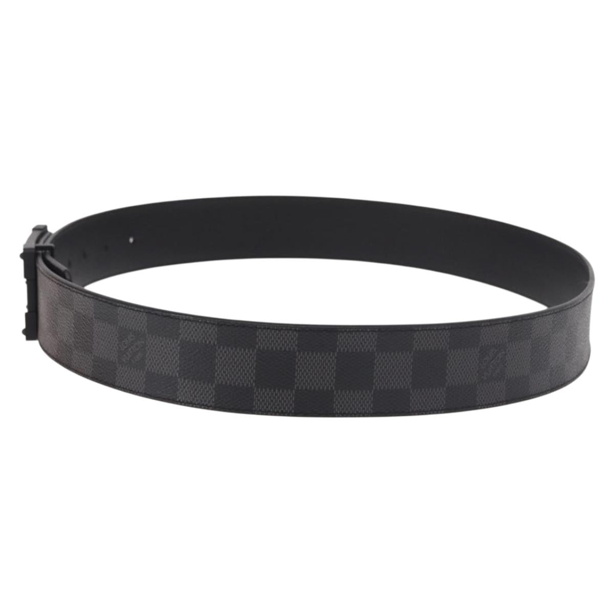 LOUIS VUITTON Damier Grafitte Stateinture NeoTrunk Belt M0184 LV Auth 191603M