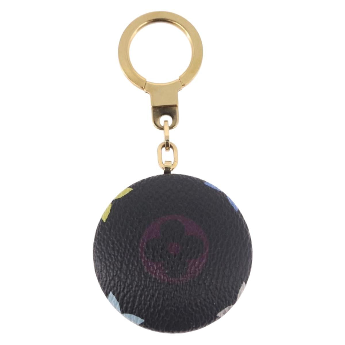 LOUIS VUITTON Monogram Multicolor Astropill Key Holder Black M51912 Auth 191606