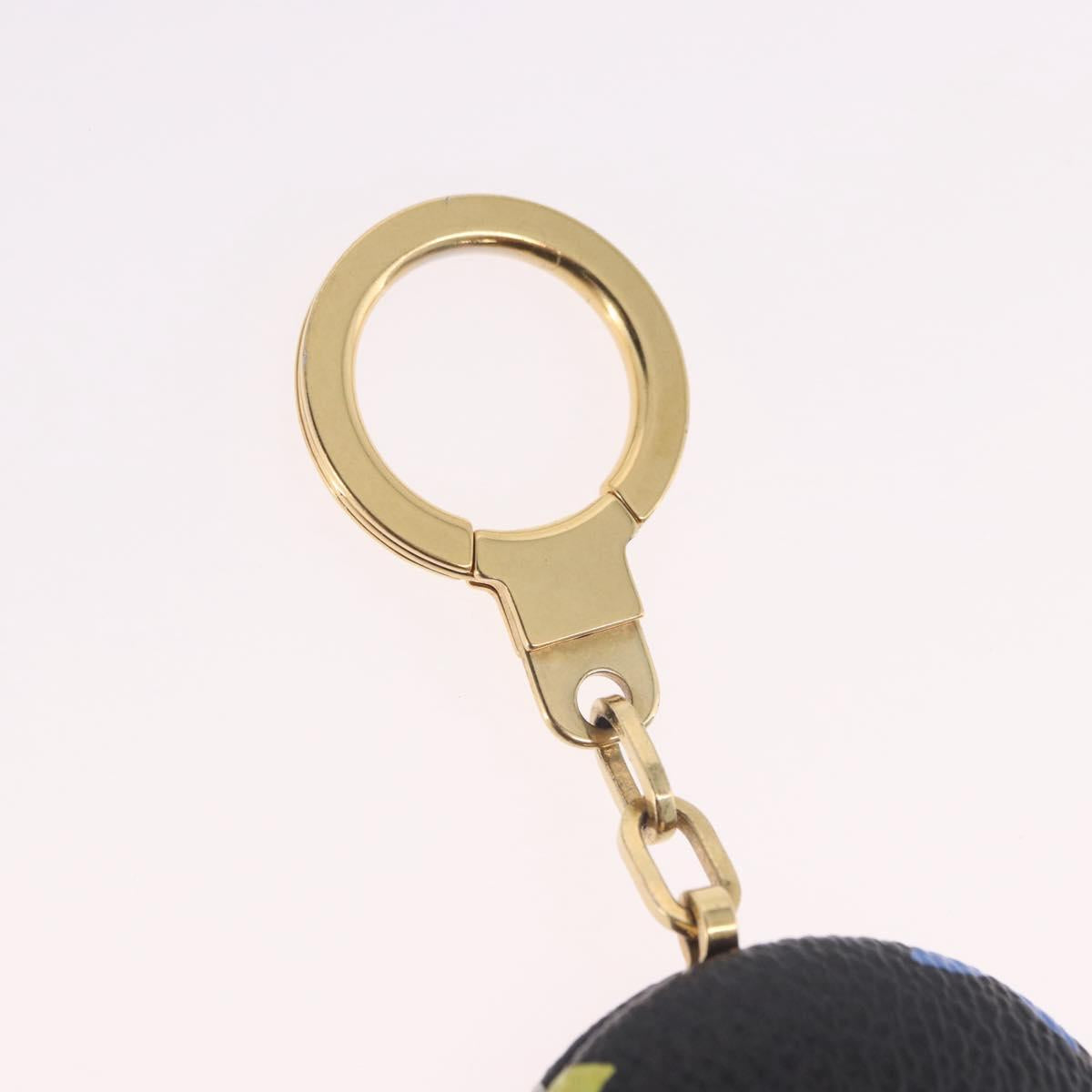 LOUIS VUITTON Monogram Multicolor Astropill Key Holder Black M51912 Auth 191606