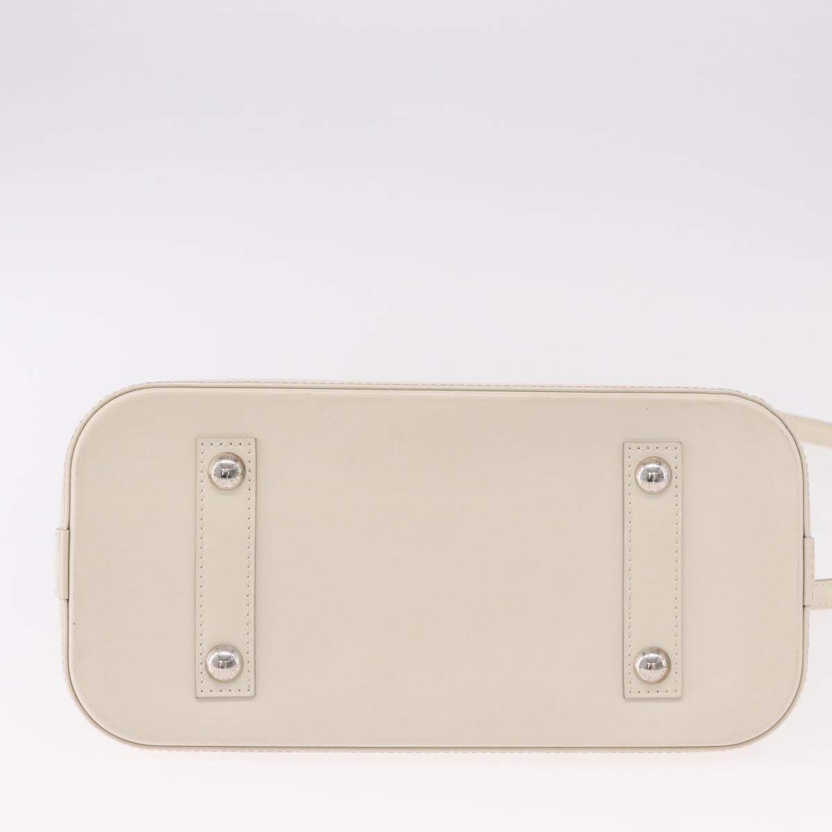 LOUIS VUITTON Epi Alma PM Hand Bag Yvoire White M4030J LV Auth 191616A