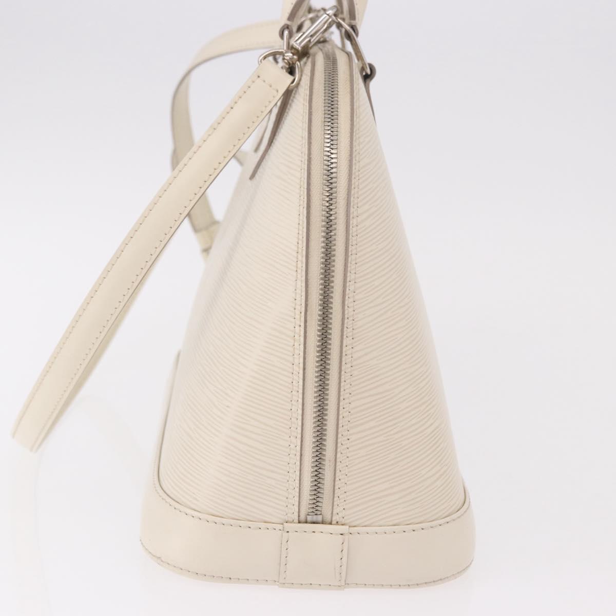 LOUIS VUITTON Epi Alma PM Hand Bag Yvoire White M4030J LV Auth 191616A