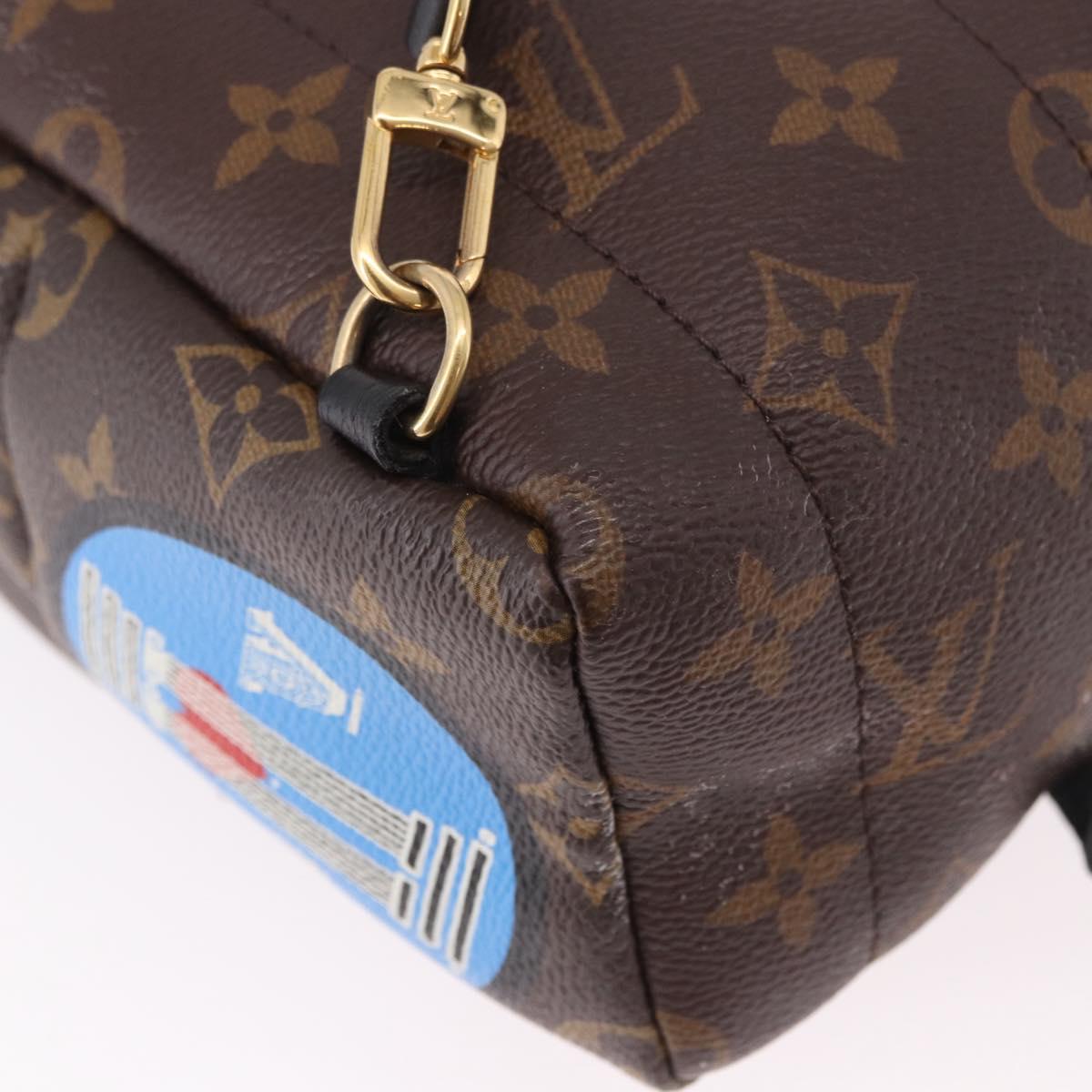 LOUIS VUITTON Monogram Palm Springs Mini Backpack M42971 LV Auth 191617A