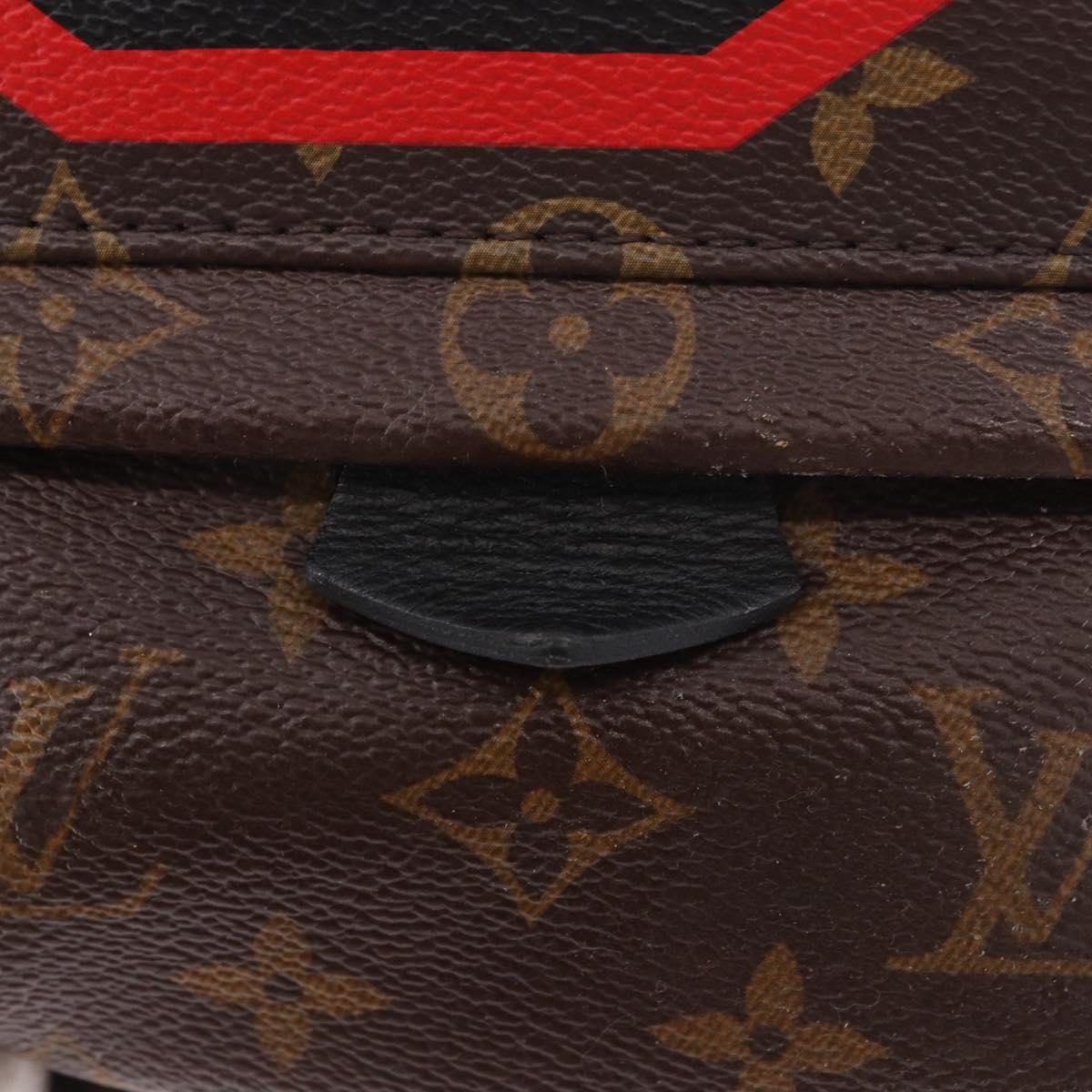 LOUIS VUITTON Monogram Palm Springs Mini Backpack M42971 LV Auth 191617A