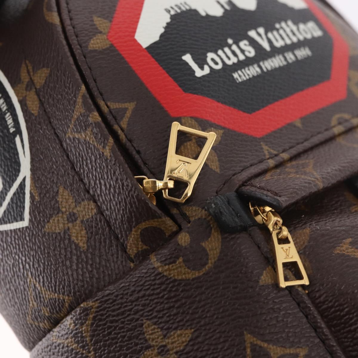 LOUIS VUITTON Monogram Palm Springs Mini Backpack M42971 LV Auth 191617A