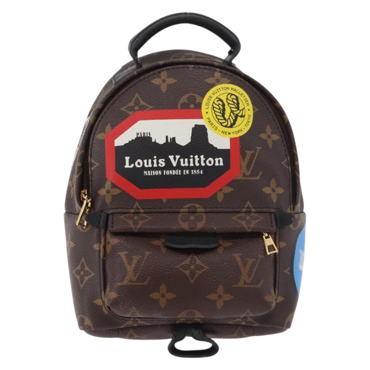 LOUIS VUITTON Monogram Palm Springs Mini Backpack M42971 LV Auth 191617A