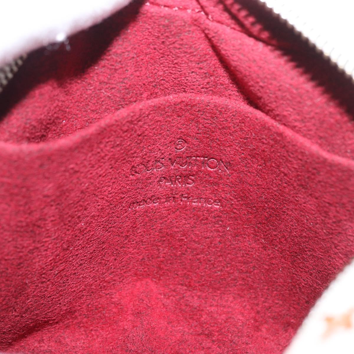 LOUIS VUITTON Monogram Multicolor Trousse Wapity Pouch White M58033 Auth 191622V