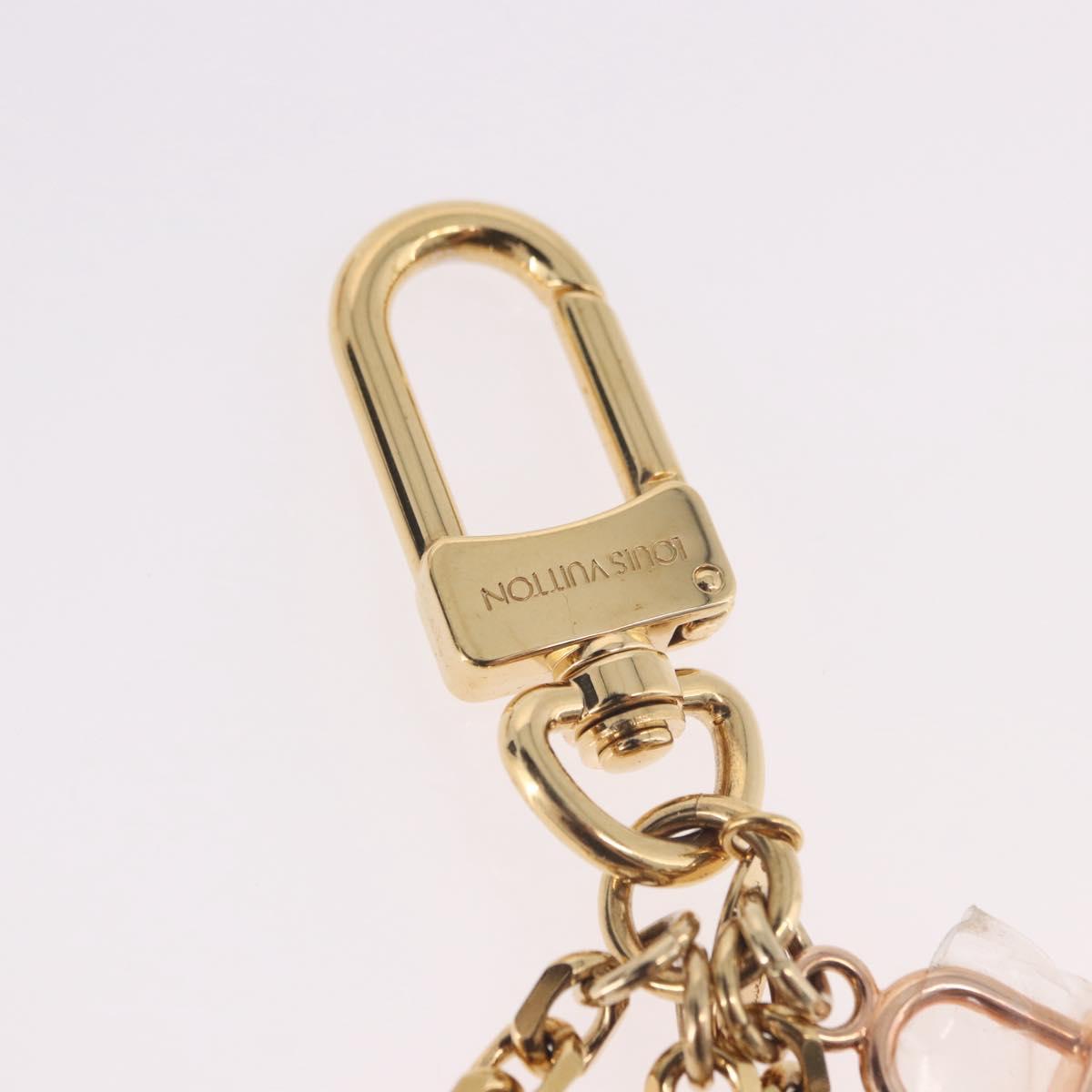 LOUIS VUITTON CaleidoV Bag Charm Metal Gold Tone Silver M67377 LV Auth 191624M