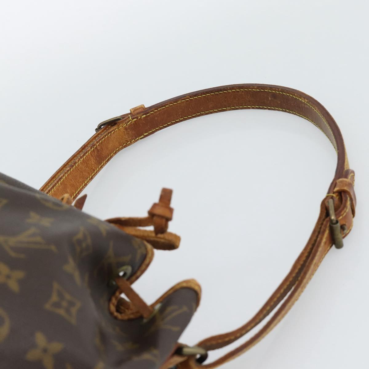 LOUIS VUITTON Monogram Petit Noe Shoulder Bag M42226 LV Auth 191632