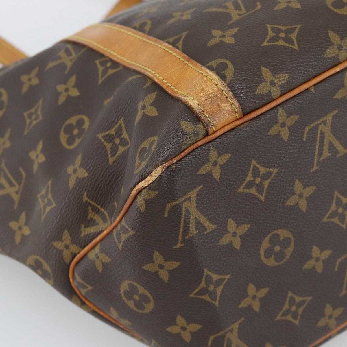 LOUIS VUITTON Monogram Sac Shopping Tote Bag M51108 LV Auth 191634A