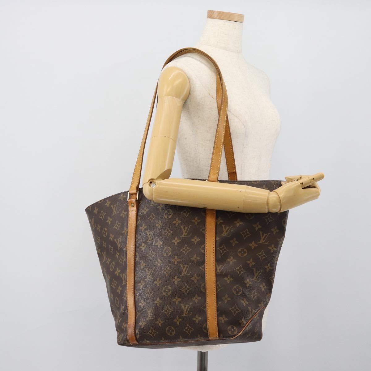 LOUIS VUITTON Monogram Sac Shopping Tote Bag M51108 LV Auth 191634A