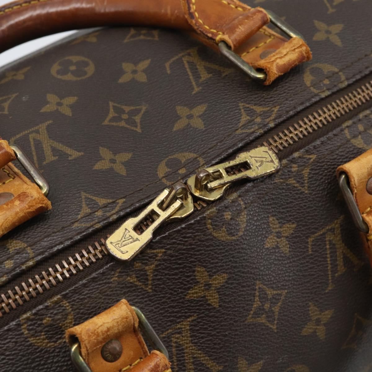 LOUIS VUITTON Monogram Keepall 50 Boston Bag M41426 LV Auth 191635