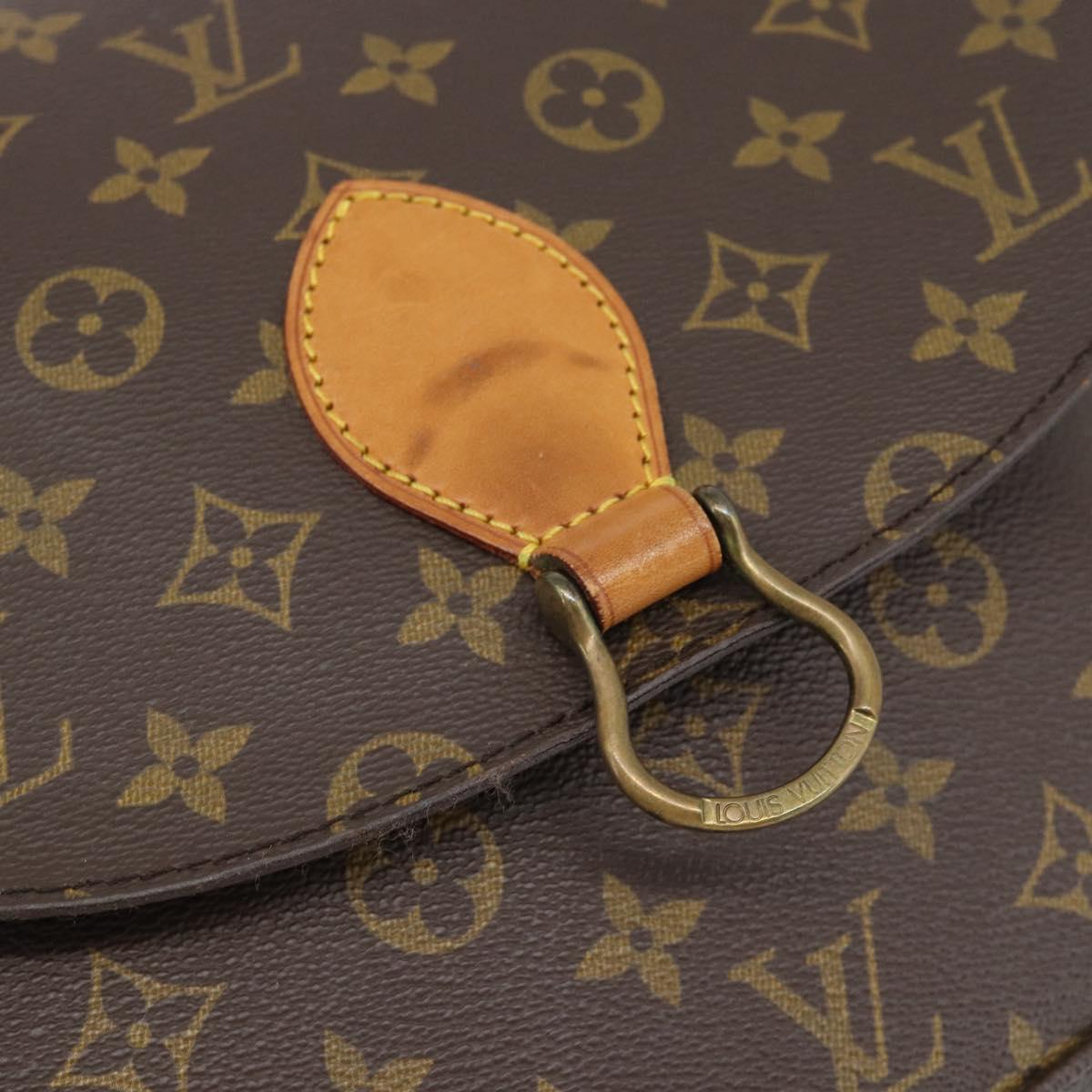 LOUIS VUITTON Monogram Saint Cloud GM Shoulder Bag M51242 LV Auth 191638